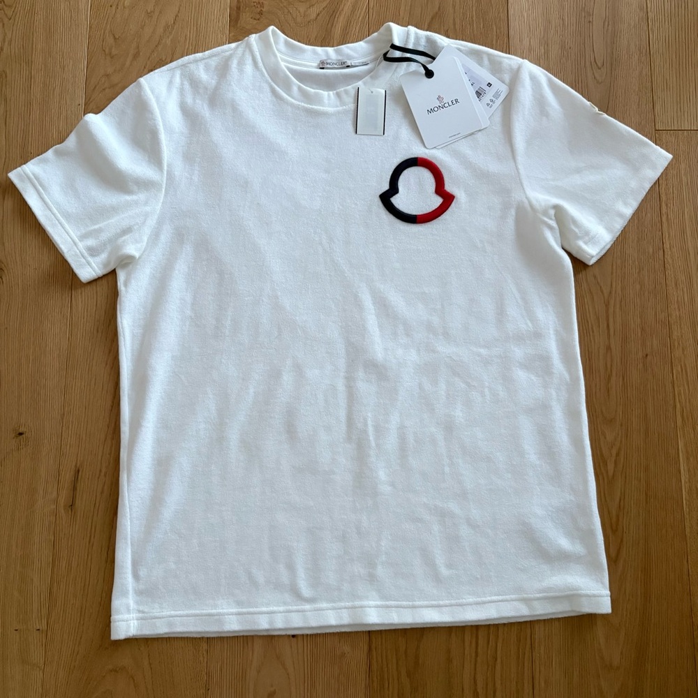 Moncler Men’s White Short Sleeve T Shirt